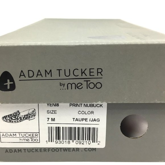Adam Tucker by me Too Yeni Animal Print/Taupe Nubuck Leather Loafer Size 7 - Picture 8 of 8